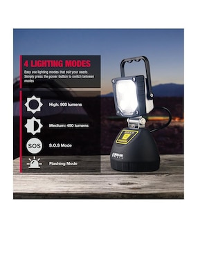 Luz LED Wagan Tech 900 lúmenes de alto impacto