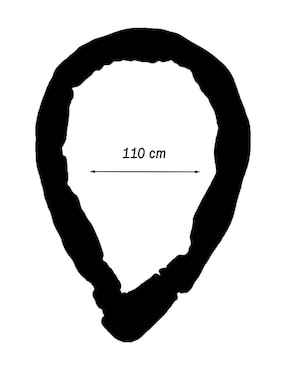 Candado para bicicleta de llave Abus