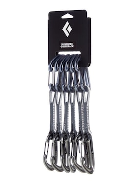 Set de mosquetones Black diamond miniwire para montañismo