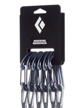 Set de mosquetones Black diamond miniwire para montañismo