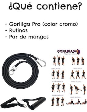 Set de ligas resistencia Gorilla Fitness Pro