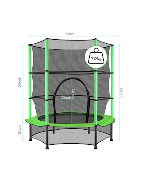 Trampolín Level Fitness