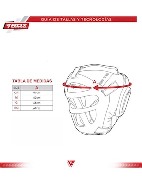 Careta deportiva RDX para artes marciales HGR-T1P
