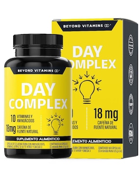 Day Complex Nootrópico Con Omega 3 Carnitina Teanina Y Vitamina C Beyond Vitamins Sabor Natural 60 Cápsulas