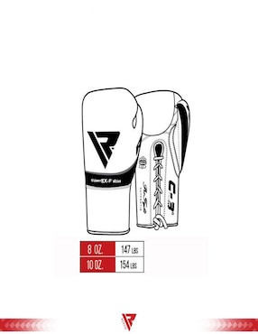 Guantes para box Rdx de adulto