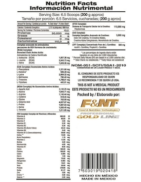 Suplemento alimenticio Food & Nutrition Technologies sabor nuez de 2 kg