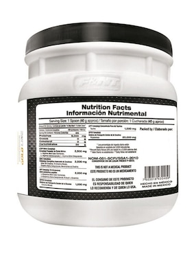 Suplemento alimenticio Food & Nutrition Technologies sabor uva de 1000 g