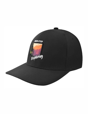 Gorra visera semicurva cerrada entrenamiento Wallis