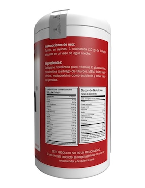 Pure Colagin Lemon Cochella con péptidos bioactivos, cólageno hidrolizado, vitamina c condroitina, msm y glucosamina sabor jamaica de 190 g