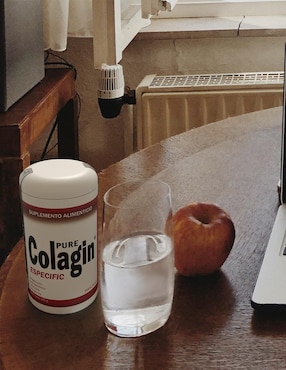 Pure Colagin Lemon Cochella con péptidos bioactivos, cólageno hidrolizado, vitamina c condroitina, msm y glucosamina sabor jamaica de 190 g