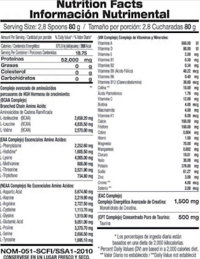 Suplemento alimenticio Food & Nutrition Technologies sabor nuez