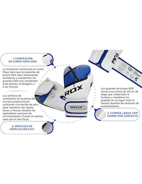 Guantes para box Rdx de adulto