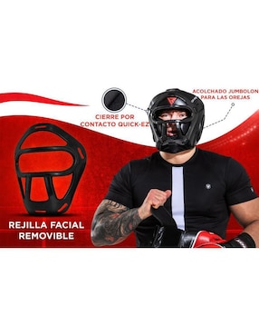 Careta deportiva RDX para artes marciales