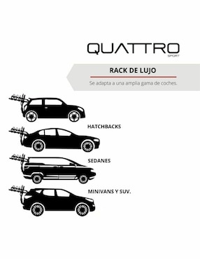 Rack porta bicicleta Quattro Sport Ventura