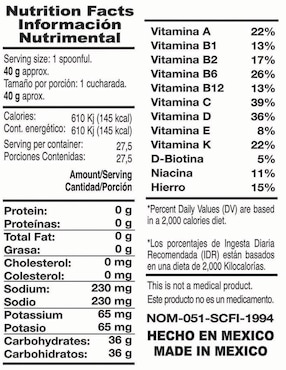 Suplemento alimenticio Food & Nutrition Technologies sabor limón de 1.1 kg