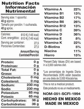 Suplemento alimenticio Food & Nutrition Technologies sabor manzana de 1.1 kg