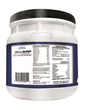 Suplemento alimenticio Food & Nutrition Technologies sabor naranja de 1.1 kg