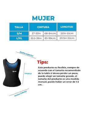 Chaleco reductor Maxfit para mujer