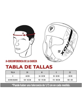Careta deportiva RDX Kara F6 para artes marciales HGR-F6MP