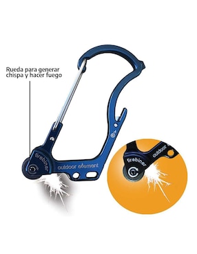 Mosquetones para campismo Outdoor Element F1be