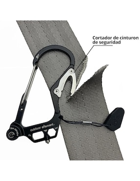 Mosquetones para campismo Outdoor element feblk