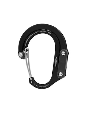 Mosquetones para campismo Gear Aid heroclip small black