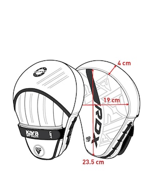 Manopla diestro box RDX + 4 años