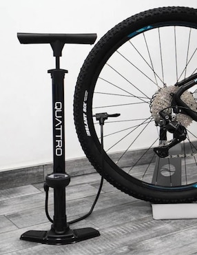 Bomba de aire manual Quattro Sport para ciclismo