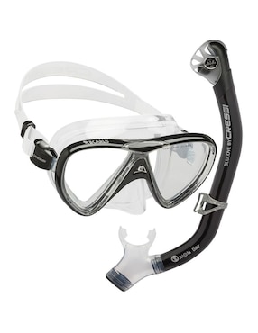 Tubo Y Gafas De Snorkel Para Buceo Cressi