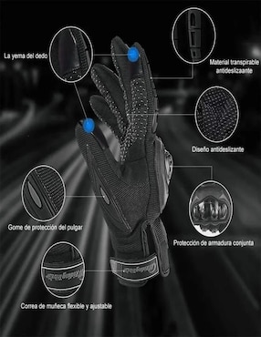 Guantes para motorsport Genérica de adulto