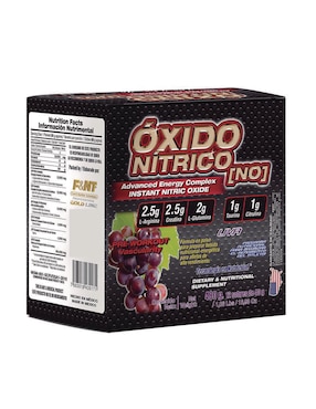 Suplemento alimenticio Food & Nutrition Technologies sabor uva