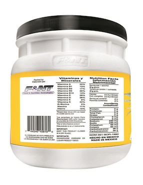 Suplemento alimenticio Food & Nutrition Technologies sabor piña de 1.1 kg
