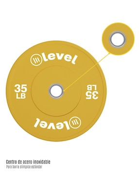 Set discos deslizantes Level Fitness
