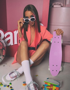 Patineta manual La Viga Skateboards con luz