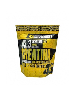 Creatina 43 Supplements sabor natural de 1 kg
