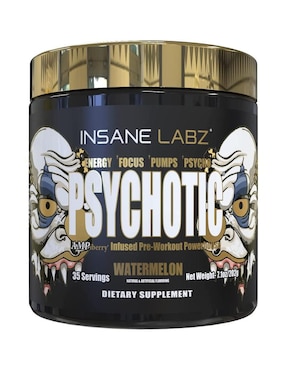 Suplemento Alimenticio Psychotic Insane Labz Sandía 202 G