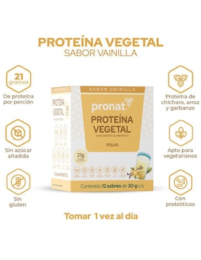 Caja con sobres de vainilla Pronat