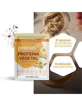 Caja con sobres de vainilla Pronat