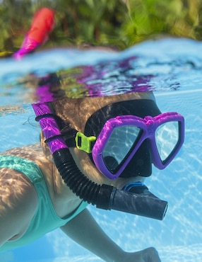 Tubo y gafas de snorkel para buceo Bestway