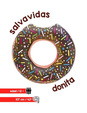 Inflable acuático forma de dona Bestway infantil