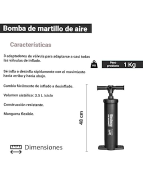 Bomba de aire manual Bestway