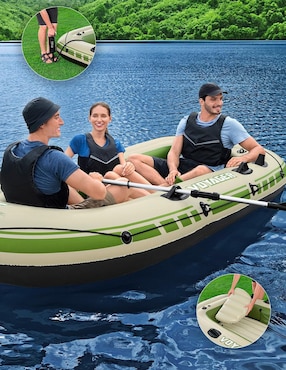 Bote inflable Bestway Voyager x3 raftset 65164