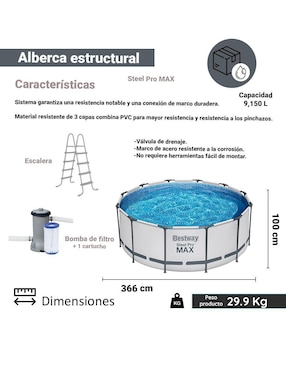 Alberca Bestway Estructural