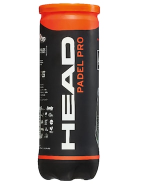 Set de pelotas Head para pádel