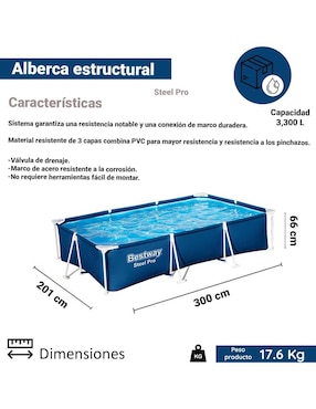 Alberca Bestway Estructural