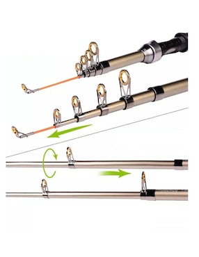 Caña con carrete Proberos kit de pesca