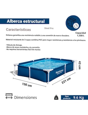 Alberca Bestway Estructural