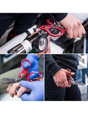 Multiherramienta plegable multifuncional Leatherman Raptor Response Roja de acero inoxidable