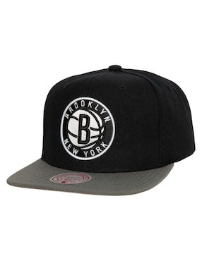 Gorra Visera Plana Snapback Mitchell & Ness Team 2 Tone 2.0 NBA Brooklyn Nets Unisex