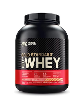 Proteína Optimum Nutrition sabor fresa y plátano de 2.27 kg